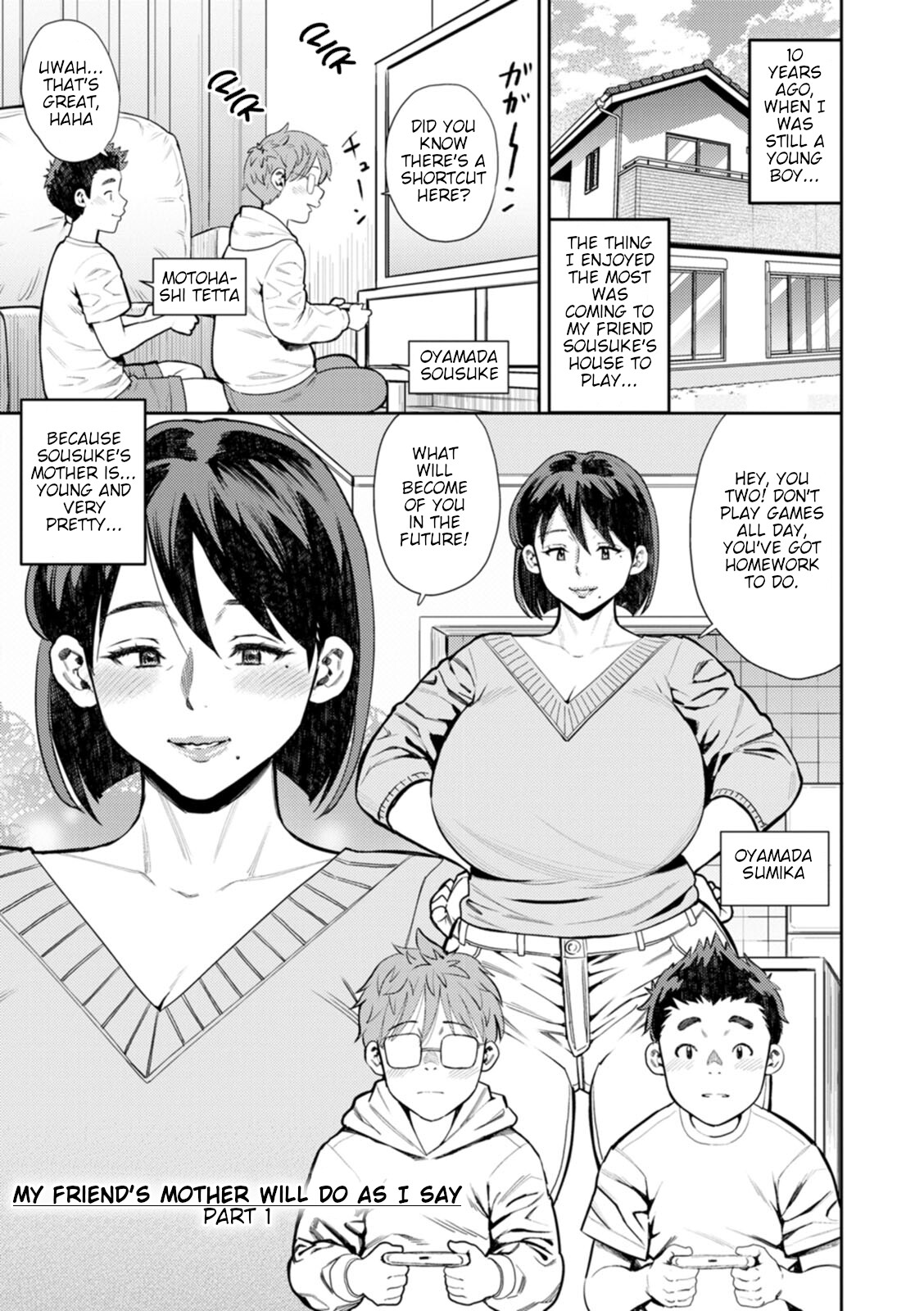 Hentai Manga Comic-My Friends Mother Will Do As-Read-1